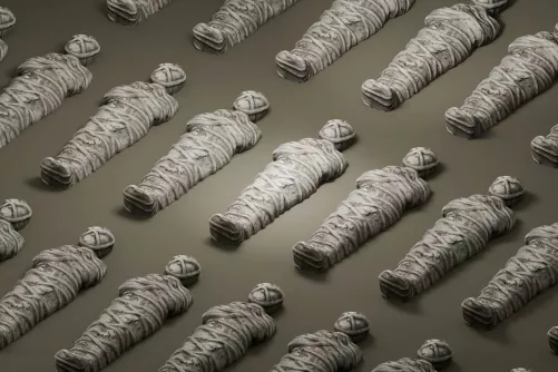 Múmiák 3D grafikán