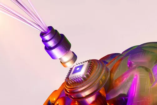 Agyi kapcsolódás 3D illusztráció