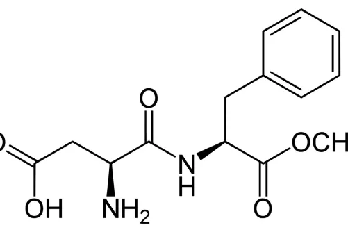 Az aszpartám képlete