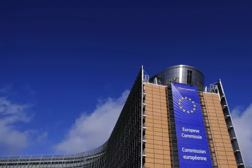 Az Európai Bizottság épületének részlete
