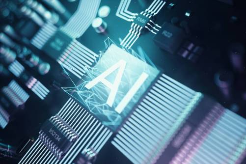 Mesterséges intelligencia grafikus illusztráció
