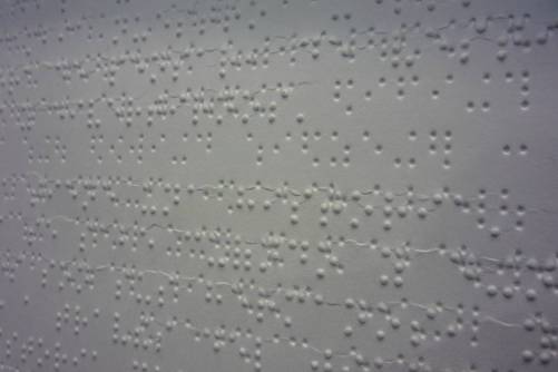 Szöveg Braille-írással
