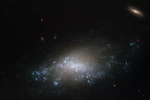 NGC 3274 galaxis a Hubble űrteleszkóp szemével