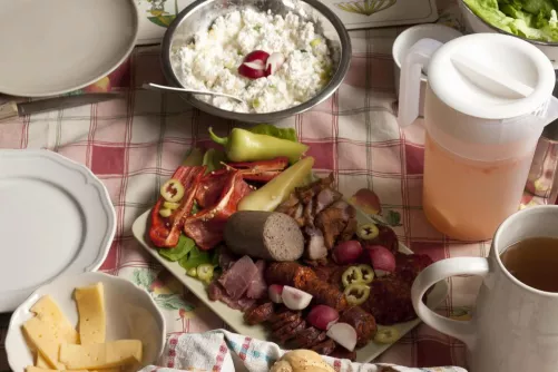 Bőséges reggeli...