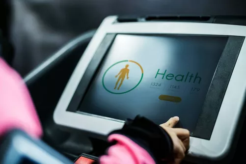 Egészségi állapot a képernyőn