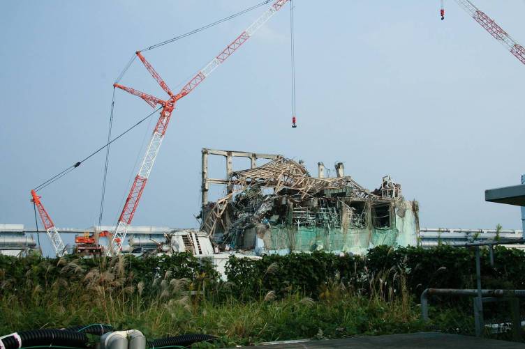 A fukushimai atomerőmű egy része a szökőár után