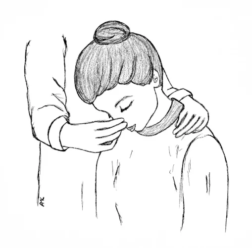 Orrvérzés elsősegély vázlatos rajzon