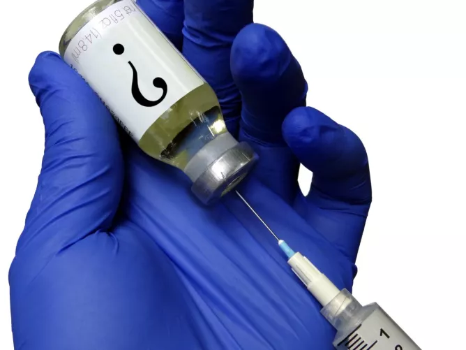 Fecskendő, injekció felszívása