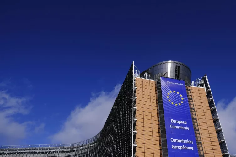 Az Európai Bizottság épületének részlete