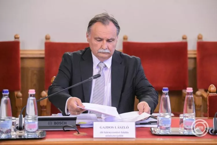 Gajdos László élő környezetért felelős miniszterjelölt kinevezés előtti meghallgatásán