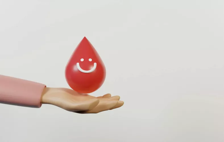 Mosolygó vércsepp (grafika)