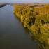 Tisza folyó, légi felvétel