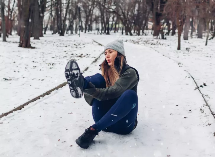 Bokasérülés – Elesés csúszós terepen 